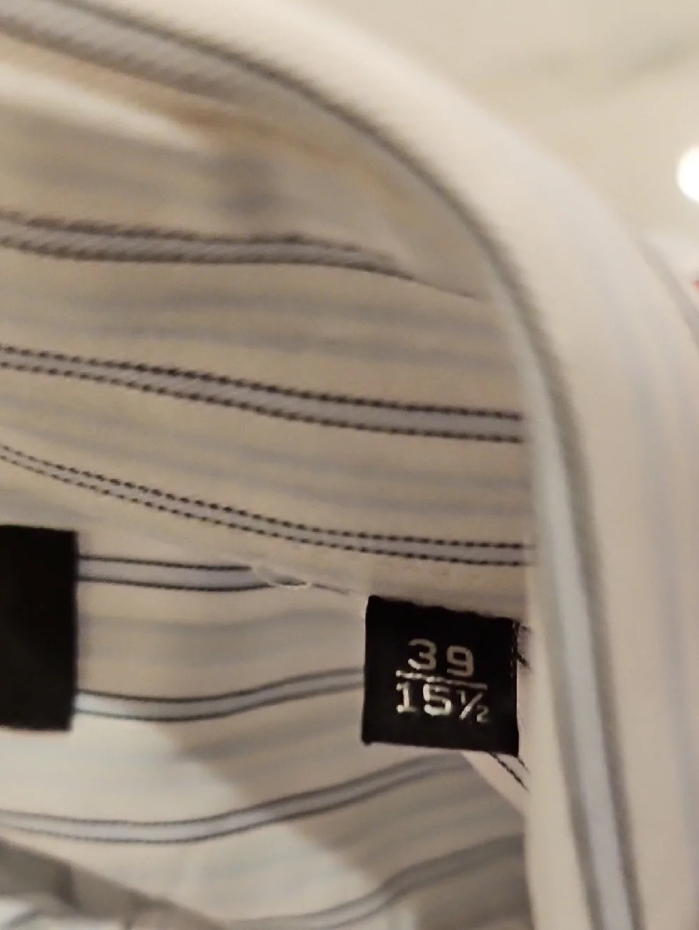 Canali White Dress Shirt with Thin Black Stripes